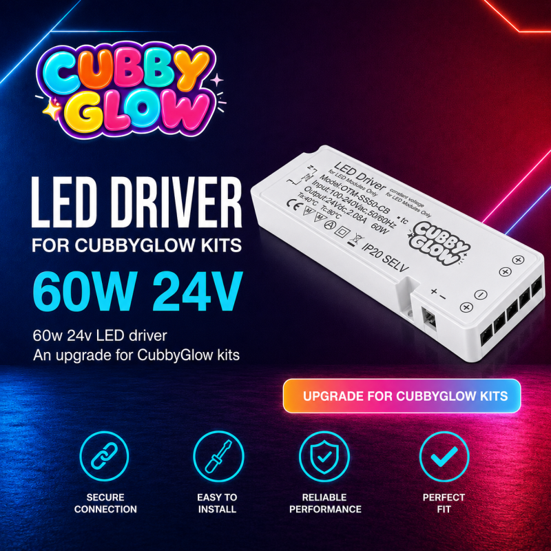 Cubbyglow Upgrade Led Driver 60w